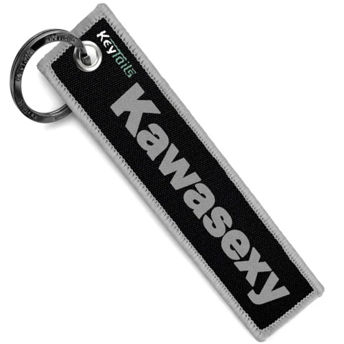 KEYTAILS Keychains, Premium Quality Key Tag fits Kawasaki Motorcycle, Car, Scooter, ATV, UTV [Kawasexy]