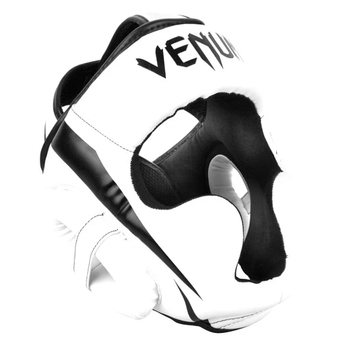 Venum Elite Headgear-White/Black - OneSize