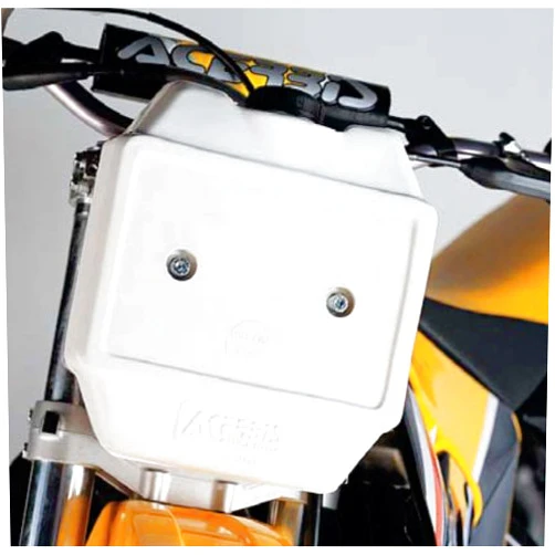 Acerbis Front Auxilary Fuel Tank - 10in. x 9.5in. x 3in. - White - .8 gal. 2044020002