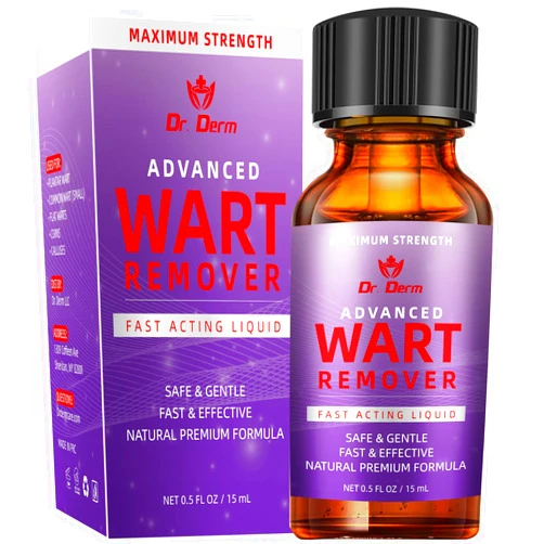 DR. DERM Fast Acting Gel Wart Remover Freeze Off - Fast-Acting Wart Freeze Off - Wart Removal for Plantar Wart, Genital Wart, H Warts, Common Wart, Flat Wart, Corn, Callus, Warts, Plantar Wart Remover For Feet