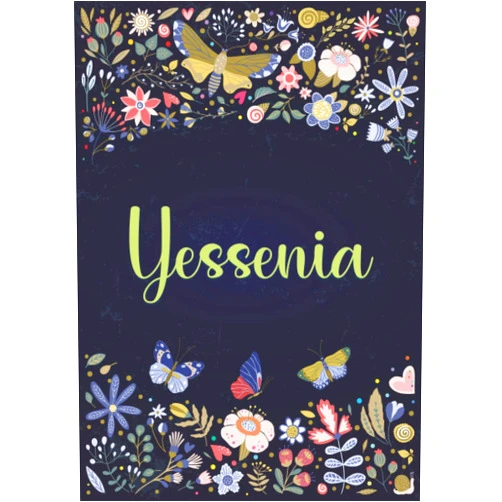 By Caterina Betty UK Publishing (Author) Yessenia: Notebook A5 | Personalized name Yessenia | Birthday gift for women, girl, mom, sister, daughter ... | Design : spring | 120 lined pages journal, small size A5 (5.83 x 8.27 inches)