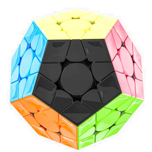 Cuberspeed GAN Megaminx V2 Stickerless Black Side MagLev UV speed cube gan megaminx v2 magnetic maglev uv coated Stickerless puzzle