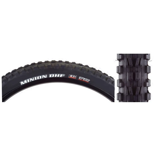 Maxxis - Minion DHF Tubeless Ready Bicycle Tire | 27.5 x 2.6 | Dual, EXO, Wide Trail | Black