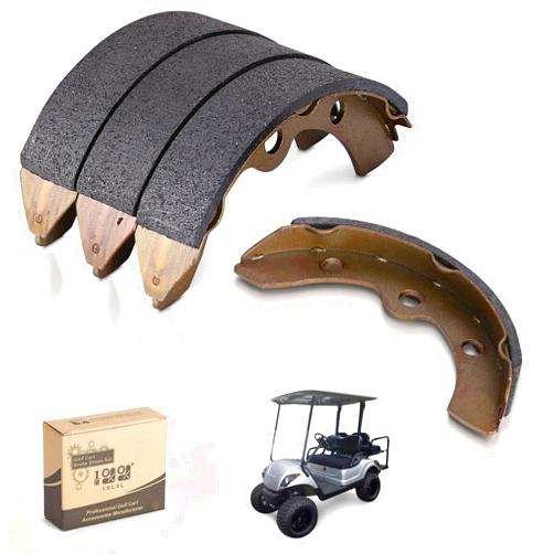 10L0L Golf Cart Brake Shoes, Replacement Brake Pads for Club Car DS&Carryall(Manual Adjust) 1981-1994, for EZGO G&E 1982-1986, for Yamaha G1 1979-1981, Columbia Par Car G&E 1986-2017