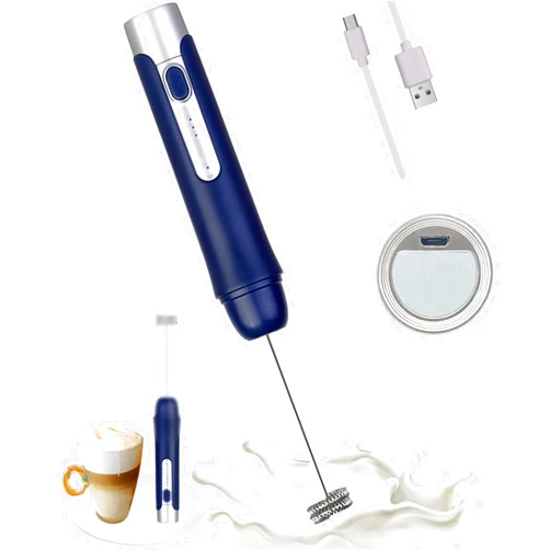 TURIMON Milk Frother Electric Handheld, Turimon Rechargeable Coffee Frother - USB Whisk Mixer Wand for Coffee, Matcha, Protein Powder, and More
