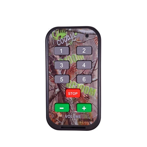 COCALL Wireless Remote Control Electronic Game Call - 100 Meters Range - Receiver Module with Internal Flash Memory and Remote Controller - Compatible with All Callers