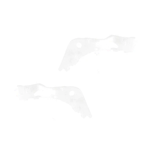 DAT AUTO PARTS Front Left Driver & Right Passenger Side Bumper Cover Bracket Insert Retainer Pair Set Of 2 Replacement For 2003-2008 Mazda 6 White Smooth MA1042102 MA1043102 GJ6A50E12C GJ6A50E11C