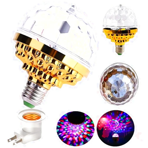 XDER Rotating Magic Ball Light,Magic Ball Light Plug in,Plug in Disco Ball Light