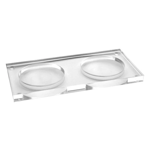 Goldspatz Stand / Tray for Pepper- & Salt Mill Set, Acrylic Glass (without Mills!)