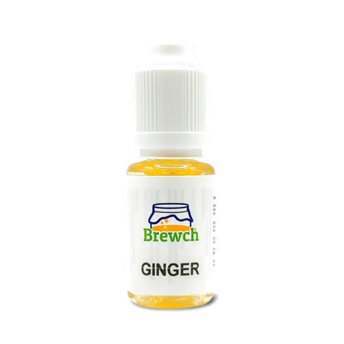 Brewch GINGER 15ml Best Organic & Natural flavoring – Essential Home Brewing Supply – Make Healthy Kombucha & any other Fermented Beverage – Strong Potency Low Usage Rate – Highest Quality Sugar Free Organic Gluten Free & Vegan Flavoring. (Ginger, 15ml)