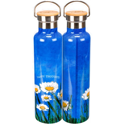 Primitives by Kathy Happy Thoughts Friendship Heart Gallery Insulated Bottle