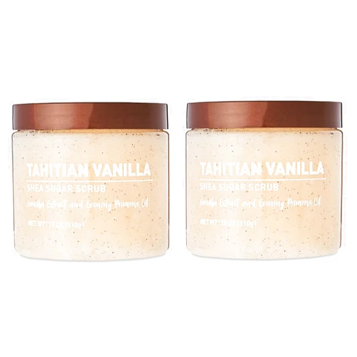 Generic Vanilla Bean Sugar Scrub – Exfoliating Body Scrub for Women, Moisturizing Shea Butter, Natural Sugar Exfoliant, Hand and Foot Scrub, Paraben-Free, All Skin Types, 18 oz (18oz, Tahitian Vanilla)