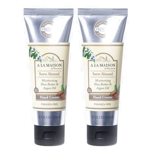 A LA MAISON Hand Cream, Sweet Almond, 1.7 Fluid Ounce, 2 Pack