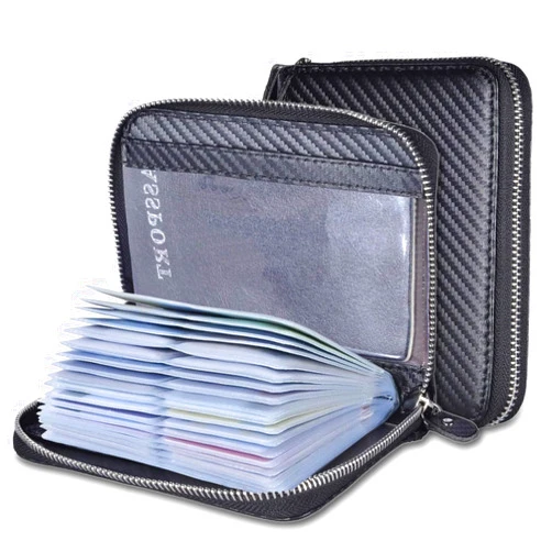YUHAN PRETTY Credit Card Holder Wallet Large Leather Passport Case 42 Card Slots