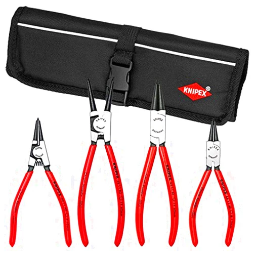 KNIPEX - 9K 00 19 53 US Tools - 4 Piece Circlip Set In Pouch Straight (9K001953US)
