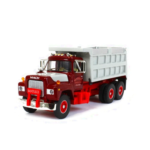 DCP First Gear 1/64 Scale Diecast Collectible Santucci Construction Mack R Dump Truck (60-1176)