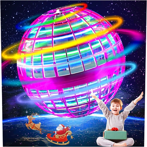 Taikcsut 2025 Upgraded Flying Orb Ball Toy, Hover Boomerang Ball Spinner Mini Drone - Magic Floating Galactic Fly Spinning Orb, for for Boys Girls and 6-12 Age Kids