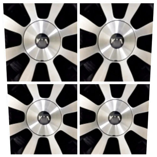 Bimadiyijia New Wheel Hub Center Cap Silver ForKia 2011-2015 Optima 52960-2T300 Machined 4PCS