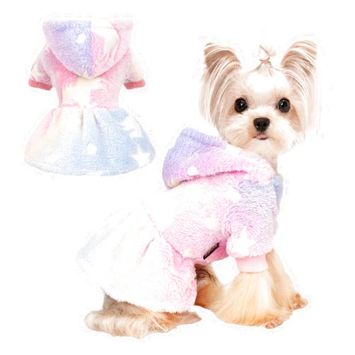 Kosiyi Dog Sweater Fleece Dog Hoodie Winter Dog Clothes for Small Dogs Boy Girl Pet Hoodies for Dogs Cold Weather Dog Coats Fall Dog Sweatshirt for Chihuahua Yorkie Cat Sweater Costume