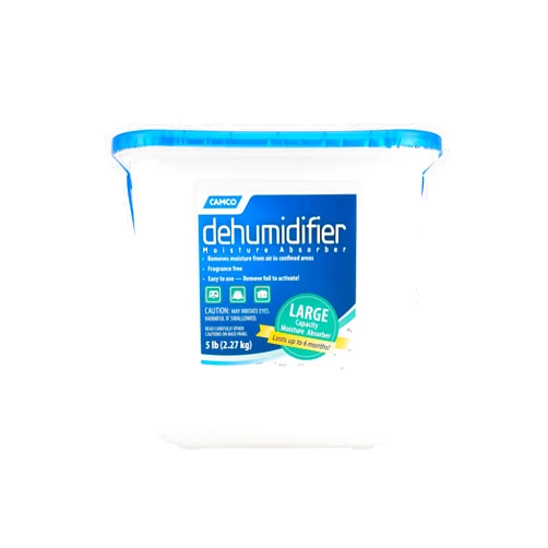Camco Moisture Absorber Bucket - Features Fast-Acting Moisture-Absorbing Agent - No-Fragrance Beads – Use with RV Storage, Camper Organization & More (44282)