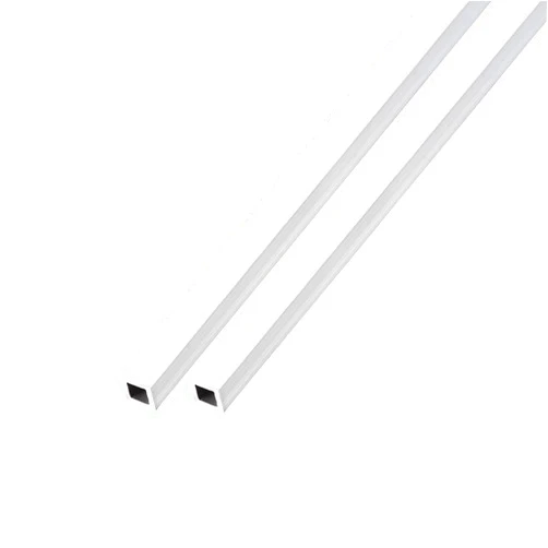 METALLIXITY Square Aluminum Tube (6mm x 6mm x 1mm x 200mm) 2Pcs, 6063 Aluminum Tubing - for Home Furnishing, Machinery