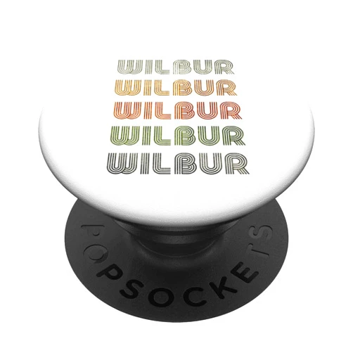 Love Heart Wilbur Nametag Love Heart Wilbur Tee Grunge/Vintage Style Black Wilbur PopSockets Standard PopGrip