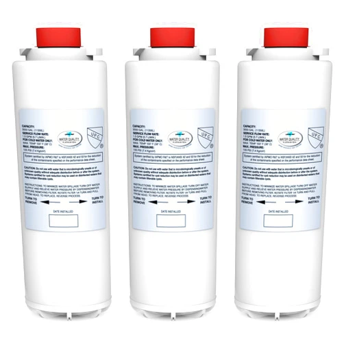 KrohneTec Compatible with Elkay51300C WaterSentry Filter (9 inches No Chip - 3 Pack)