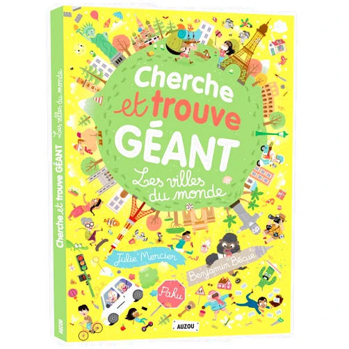 Marjolaine REVEL,Julie Mercier,Benjamin BECUE,Prisca LE TANDE RONGET,Nicole VANG,Chiara Nocentini,Jean Sebastien DEHEEGER,Gabriele Tafuni CHERCHE ET TROUVE GEANT - LES VILLES DU MONDE