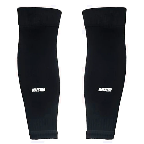 MAESTRO SPORTSWEAR Maestro Leg Sleeves – Leg Sleeves for Men & Boys - Compatible With Shin Guards and Grip Socks for Soccer, Football, Hockey