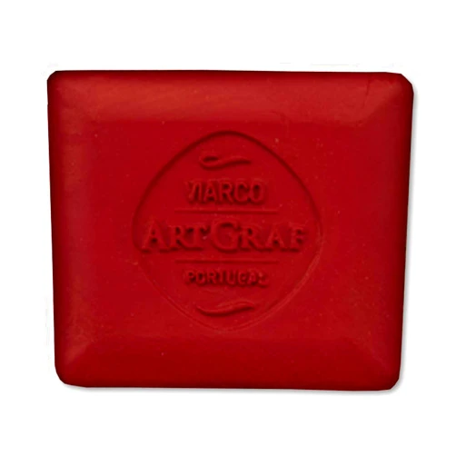 Viarco ArtGraf Art Graf Water-Soluble Tailors Chalk Square Disc, Red