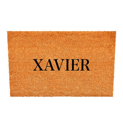 Calloway Mills 111593048 Bold Xavier Personalized Doormat 30