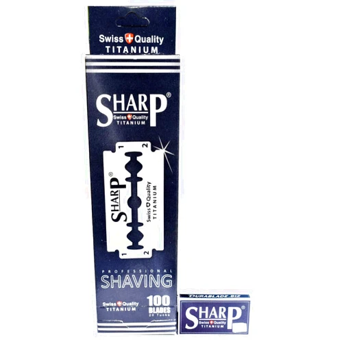 Durablade 100 Sharp Titanium Double Edge Razor Blades For Safety Razor - Men's Safety Razor Blades For Shaving For Men For A Smooth And Clean Shave (1 Year Supply)