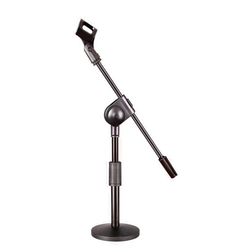 Weymic® Iron Base Universal Microphone Suspension Boom Scissor Arm Stand with Mic Clip for Meetings, Lectures, Podcasts, and More(type III)