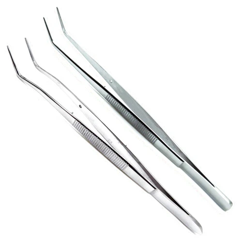 Premium Instruments Tweezer College Meriam 16cm Serrated Tip Dressing Cotton Pliers Diagnostic Dental 2 Pcs Instruments