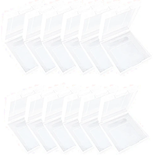 GXXMEI 12PCS Clear Protective Game Cartridge Case Storage Box Suitable for Nintendo Gameboy Color GBC GB GBP