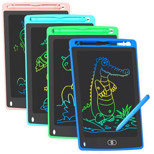 TQU 4 Pack LCD Writing Tablet for Kids, 8.5 Inch Colorful Doodle Board Drawing Tablet, Educational Learning Toys Birthday Gifts for Boys Girls Age 3 4 5 6 7 8