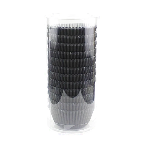 Eoonfirst Mini Cupcake Liners Paper, Baking Cups 400 Pcs, Black