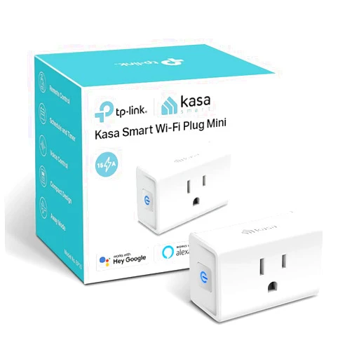 Kasa Smart Plug Ultra Mini 15A, Smart Home Wi-Fi Outlet Works with Alexa, Google Home & IFTTT, No Hub Required, UL Certified, 2.4G WiFi Only, 1-Pack(EP10), White