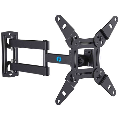 Pipishell Full Motion TV Monitor Wall Mount Bracket Swivel Tilt Extension Rotation for Echo Show 21/15 and Most 13-42 Inch LED LCD Flat Curved Screen TVs & Monitors, Max VESA 200x200mm up to 44lbs