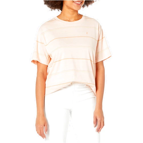 Volcom Women's Party Pack Short Sleeve Striped Tee