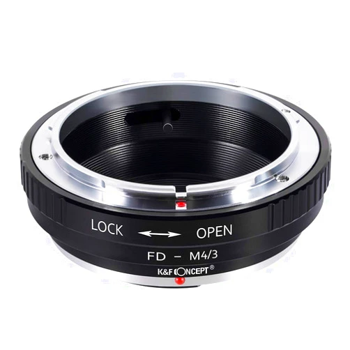 K&F Concept Lens Mount Adapter Ring Compatible with Canon FD Lens to Micro Four Thirds M4/3 Olympus Pen and Panasonic Lumix Cameras