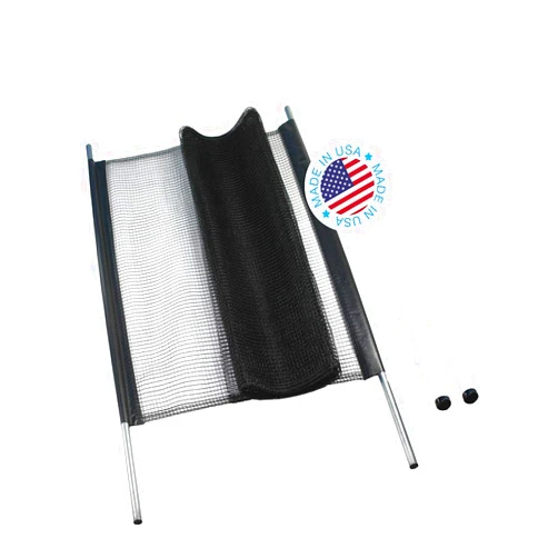 Kidkusion Non-Retractable Safety Net | 12 Ft. | Visual Boundary for Playtime Safety | Black | Made in USA
