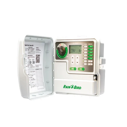 Rain Bird SST1200OUT Simple-to-Set Indoor/Outdoor Sprinkler/Irrigation Timer/Controller, 12-Zone/Station (this New/Improved Model Replaces SST1200O),Gray/Green