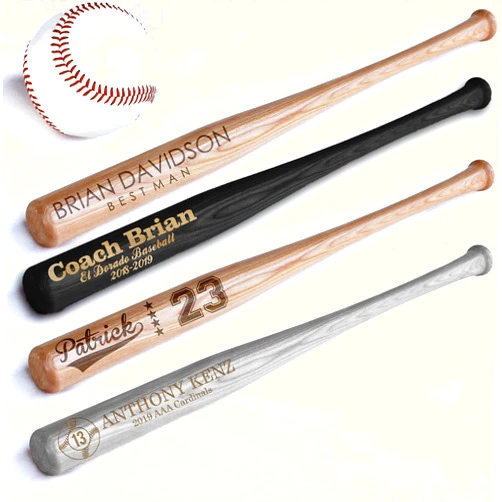 MYETCHEY Personalized Mini Bat 18