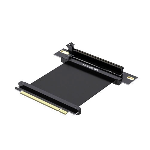 HAOYEXIN PCIE 3.0 X16 Extension Cable, PCI-E 16x Extreme High Speed Riser Cable, Extension Card Adapter Riser Card-Right Angle Connector 15CM
