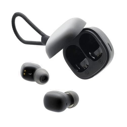 ADVANCED SOUND GROUP ADV. 500 True Wireless Earbuds, World's Smallest Wireless BT 5.2 Earphones Wide-Range Connection, Touch Control, Built-in Mic, Powerful Sound with Deep Bass [Black]