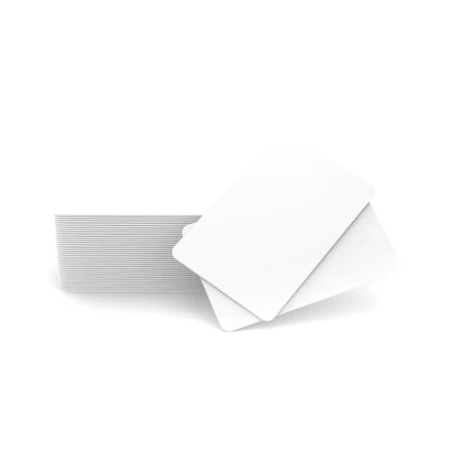 Timeskey NFC 100 PCS Inkjet PVC NFC Cards with NFC Chip NTAG215 Printable, Compatible with Epson and Canon Inkjet Printers, CR80 Blank Card, Double Sided Printing, Compatible with Amiibo and TagMo