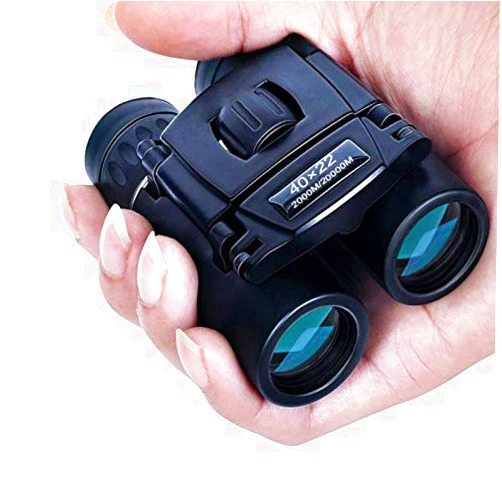 LMMDDP 40x22 Powerful Binoculars 2000M Long Range Folding Mini Telescope FMC Optics For Sports Outdoor Camping Travel
