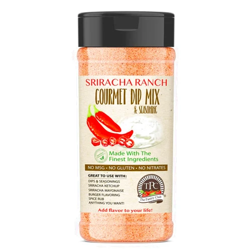 THE PANTRY CLUB TPC SRIRACHA RANCH - GOURMET DIP MIX (10.8OZ BULK JAR)