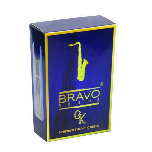 Bravo Reeds Bravo BR-TS35 Synthetic Reeds for Tenor Saxophone, Strength 3.5 (Box of 5)